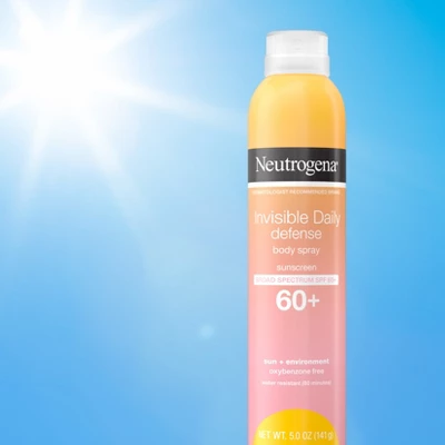 Neutrogena Invisible Daily Defense Sunscreen Spray - SPF 60 - 5oz 3 Neutrogena Invisible Daily Defense Sunscreen Spray - SPF 60 - 5oz