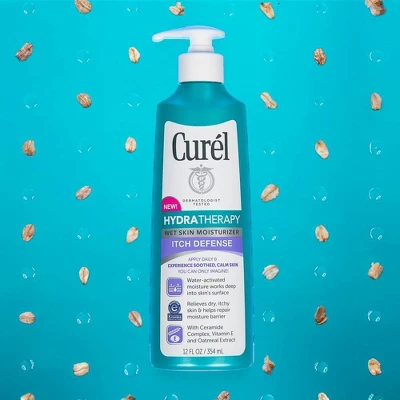 Curel Hydra Therapy Itch Defense In Shower Wet Skin Lotion, Advanced Ceramide Complex Moisturizer Unscented - 12 Fl Oz 8 Curel Hydra Therapy Itch Defense In Shower Wet Skin Lotion, Advanced Ceramide Complex Moisturizer Unscented - 12 Fl Oz - Image 6