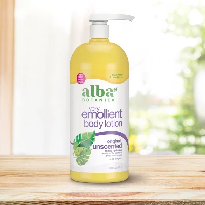 Alba Botanica Very Emollient Unscented Original Body Lotion - 32 Fl Oz 5 Alba Botanica Very Emollient Unscented Original Body Lotion - 32 Fl Oz - Image 3