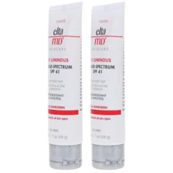 Elta MD UV Luminous Broad Spectrum SPF 41 1.7 Oz 2 Pack