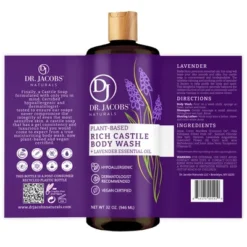 Dr Jacobs Naturals Rich Castile Lavender Body Wash Hypoallergenic Vegan Sulfate-Free Paraben-Free Dermatologist Recommended 32oz - Lavender 11 Dr Jacobs Naturals Rich Castile Lavender Body Wash Hypoallergenic Vegan Sulfate-Free Paraben-Free Dermatologist Recommended 32oz - Lavender -Serene Skin GUEST 205e5f1b dc6c 4f8f 99ff d657c6a9fb60