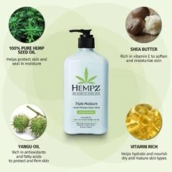 Hempz Triple Moisture Herbal Whipped Body Crème Grapefruit & Peach - 17oz -Serene Skin GUEST 2ab4c1e1 70e4 4280 8248 fbbafcaee696