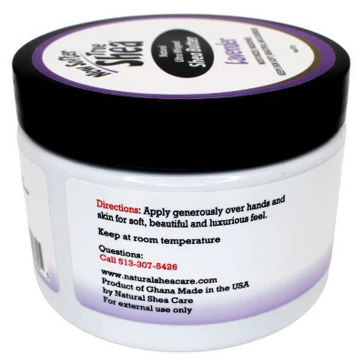True Shea Natural Ultra Whipped Shea Butter - Lavender - 8oz 4 True Shea Natural Ultra Whipped Shea Butter - Lavender - 8oz - Image 2