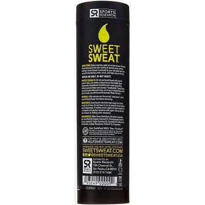Sports Research 6.4 Oz Sweet Sweat Workout Enhancer Gel Stick 3 Sports Research 6.4 Oz Sweet Sweat Workout Enhancer Gel Stick