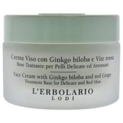 Face Cream With Ginkgo Biloba And Red Grape By LErbolario For Unisex - 1.6 Oz Cream