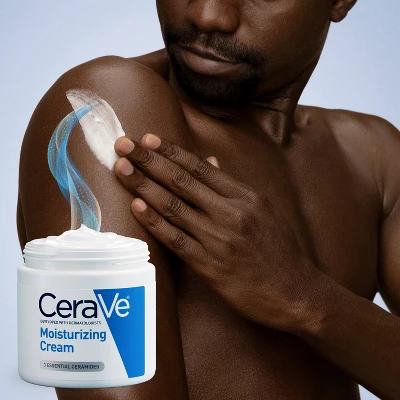 CeraVe Moisturizing Cream, Body And Face Moisturizer For Dry Skin With Hyaluronic Acid And Ceramides Unscented - 12oz 11 CeraVe Moisturizing Cream, Body And Face Moisturizer For Dry Skin With Hyaluronic Acid And Ceramides Unscented - 12oz - Image 9