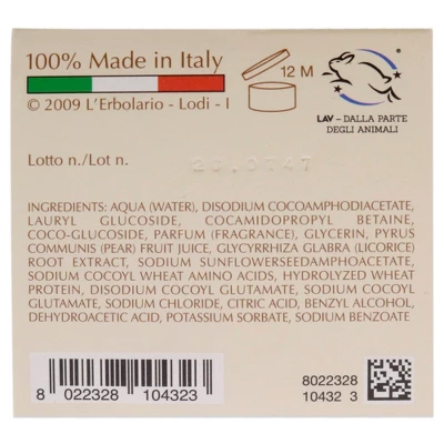 Fruits And Woods Bath Foam By LErbolario For Unisex - 8.4 Oz Shower Gel 7 Fruits And Woods Bath Foam By LErbolario For Unisex - 8.4 Oz Shower Gel - Image 5