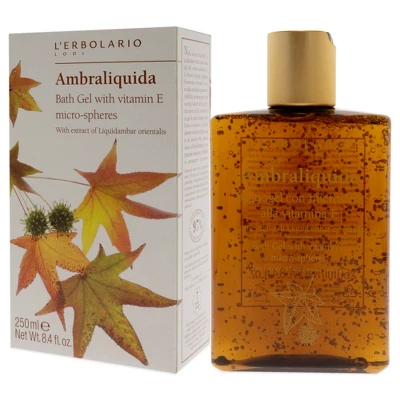Ambraliquida Bath Gel With Vitamin E Micro-Spheres By LErbolario For Unisex - 8.4 Oz Shower Gel 5 Ambraliquida Bath Gel With Vitamin E Micro-Spheres By LErbolario For Unisex - 8.4 Oz Shower Gel - Image 3