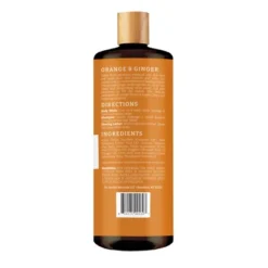 Dr Jacobs Naturals Rich Castile Orange & Ginger Body Wash Hypoallergenic Vegan Sulfate-Free Paraben-Free 32oz-Orange &Ginger