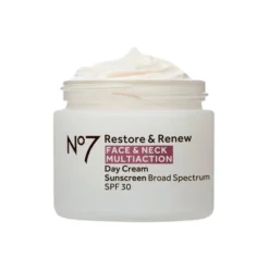 No7 Restore & Renew Multi Action Face & Neck Day Cream With SPF 30 - 1.69 Fl Oz