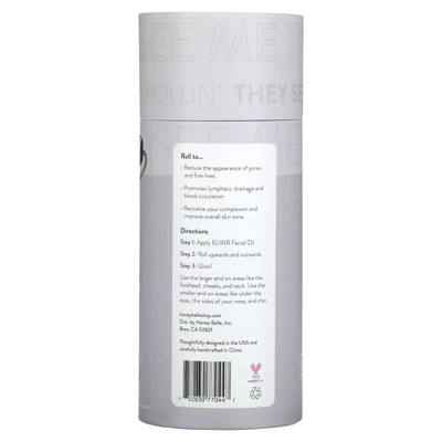 Honey Belle Amethyst Facial Roller 4 Honey Belle Amethyst Facial Roller - Image 2