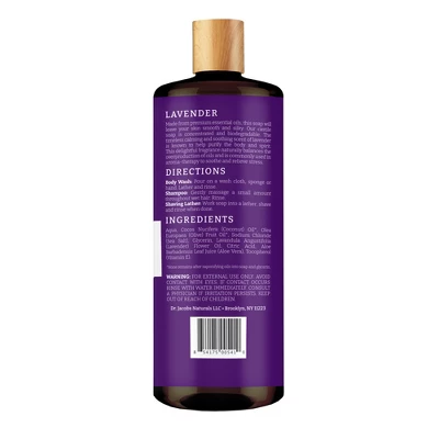 Dr Jacobs Naturals Rich Castile Lavender Body Wash Hypoallergenic Vegan Sulfate-Free Paraben-Free Dermatologist Recommended 32oz - Lavender 3 Dr Jacobs Naturals Rich Castile Lavender Body Wash Hypoallergenic Vegan Sulfate-Free Paraben-Free Dermatologist Recommended 32oz - Lavender