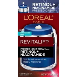 L’Oréal Paris L'Oreal Paris Revitalift Pressed Night Moisturizer With Retinol And Niacinamide - 1.7oz