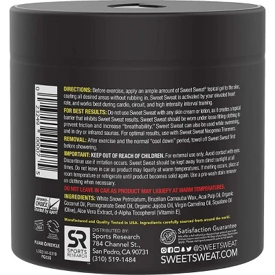 Sports Research 13.5 Oz Sweet Sweat Workout Enhancer Gel 3 Sports Research 13.5 Oz Sweet Sweat Workout Enhancer Gel