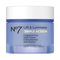 No7 Lift & Luminate Triple Action Fragrance Free Night Cream - 1.69 Fl Oz -Serene Skin GUEST af69a10a 967e 41a5 a73f a1151e32990e