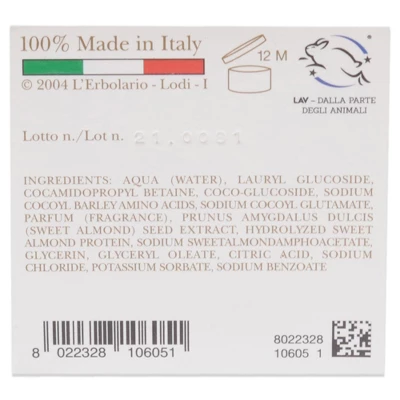 Almond Shower Gel By LErbolario For Unisex - 8.4 Oz Shower Gel 7 Almond Shower Gel By LErbolario For Unisex - 8.4 Oz Shower Gel - Image 5