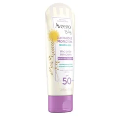 Aveeno Baby Continuous Protection Sensitive - Zinc Oxide With Broad Spectrum Skin Lotion Sunscreen - SPF 50 - 3 Fl Oz -Serene Skin GUEST ba31b46a 7229 458b a520 f02cbc5354c5