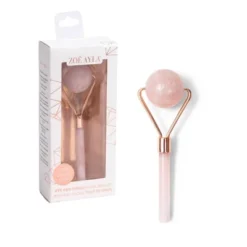 Zoe Ayla Contour Facial Roller Rose Quartz - 1ct -Serene Skin GUEST c14c4215 3914 4a50 86d2 a2f4854401c1