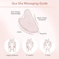 Zoe Ayla Rose Quartz Gua Sha And Roller Set, Skin Care Face Massager, 2 Pcs 13 Zoe Ayla Rose Quartz Gua Sha And Roller Set, Skin Care Face Massager, 2 Pcs -Serene Skin GUEST cedc5e31 fe90 474b 803b 07a405f3f6ae
