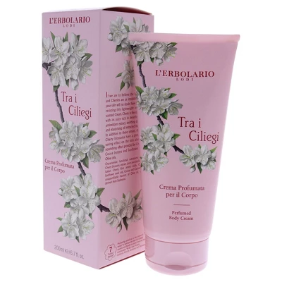 L'Erbolario Tra I Ciliegi Perfume Body Cream - Firming Body Lotion - 6.7 Oz 4 L'Erbolario Tra I Ciliegi Perfume Body Cream - Firming Body Lotion - 6.7 Oz - Image 2
