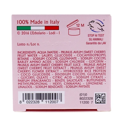 L'Erbolario Tra I Ciliegi Shower Gel - Body Wash - 8.4 Oz 6 L'Erbolario Tra I Ciliegi Shower Gel - Body Wash - 8.4 Oz - Image 4