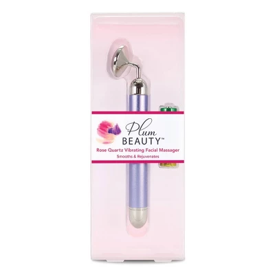 Plum Beauty Rose Quartz Vibrating Facial Massager - 1ct 5 Plum Beauty Rose Quartz Vibrating Facial Massager - 1ct - Image 3