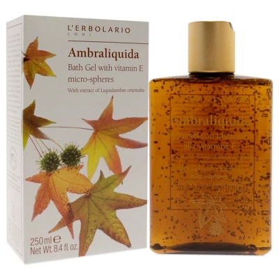 Ambraliquida Bath Gel With Vitamin E Micro-Spheres By LErbolario For Unisex - 8.4 Oz Shower Gel 4 Ambraliquida Bath Gel With Vitamin E Micro-Spheres By LErbolario For Unisex - 8.4 Oz Shower Gel - Image 2